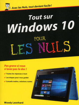 cover image of Tout sur Windows 10 pour les Nuls